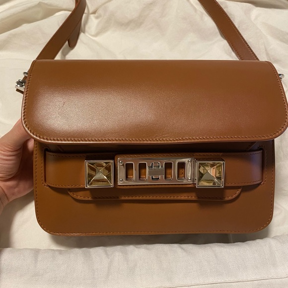 SOLD Proenza Schouler PS11 saddle brown bag - Picture 3 of 10